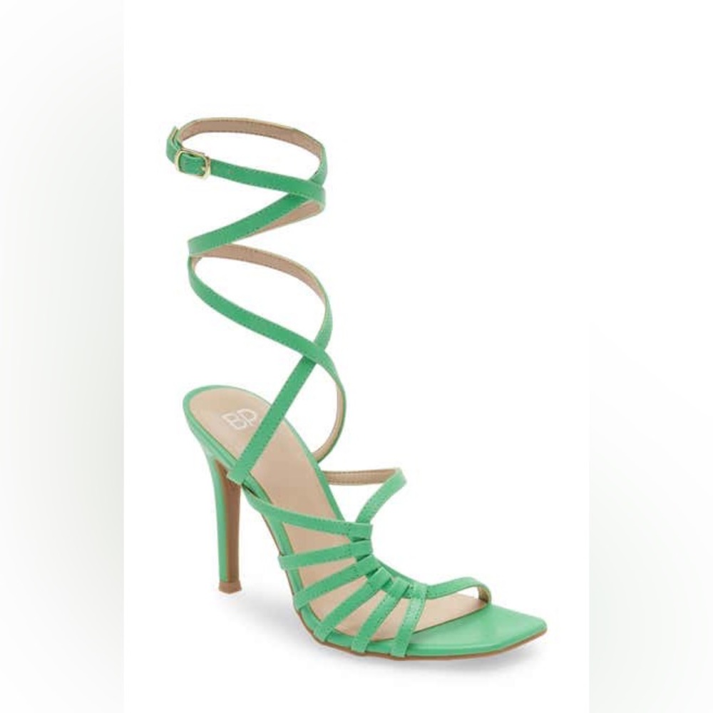 BRAND NEW Green BP Valerie Wraparound Ankle Strap Sandal size 6.5